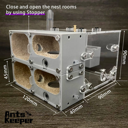 【Valley】Ant Farm for Myrmecocystus , fit for More Than Myrmecocystus , Anthill Nest for Ants Keepping Ant Keepers Accessories