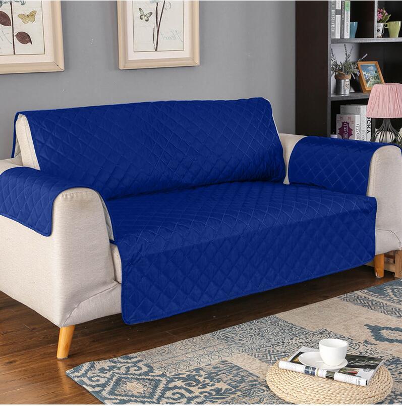 Quilted Anti-wear Sofa Covers for Dogs Pets Kids Anti-Slip Couch Recliner Slipcovers Armchair Furniture Protector 1/2/3 Seater - Pampered Pets