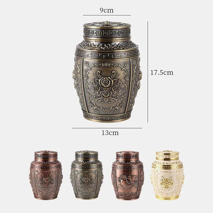 Pet Memorial Keepsake Container for Ashes Coffin Box Urns for Human Ashes Metal Cremation Small Animal Urn Funeral