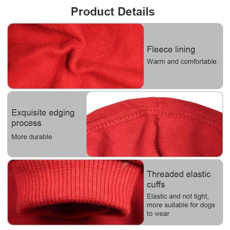 Soft Fleece Pet Dog Clothes Dogs Hoodies Warm Sweatshirt Pet Costume Jacket For Chihuahua French Bulldog Labrador Dogs Clothes - Pampered Pets