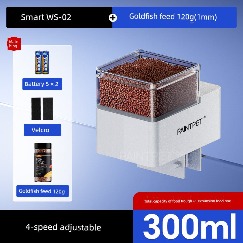 Large Capacity Fish Tank Feeder Koi Goldfish Feeding Fish Handy Gadget Feeder Intelligent Timing Turtle Automatic Fish Feeder