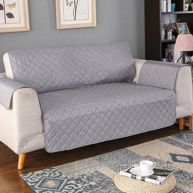 Quilted Anti-wear Sofa Covers for Dogs Pets Kids Anti-Slip Couch Recliner Slipcovers Armchair Furniture Protector 1/2/3 Seater - Pampered Pets