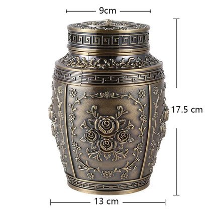 Pet Memorial Keepsake Container for Ashes Coffin Box Urns for Human Ashes Metal Cremation Small Animal Urn Funeral