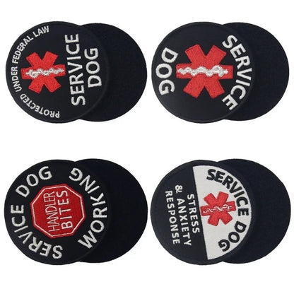 Pet Service Dog In Training SECURITY PATCH BADGES Therapy Dog PET DO NOT EMOTIONAL SUPPORT Patches for DOG PET Harness Vest