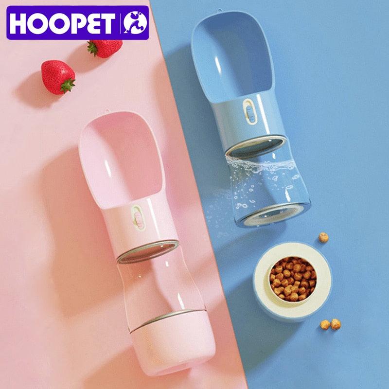 Hoopet Huisdier Fles Hond Water Feeder Kom Draagbare Water Voedsel Fles Huisdieren Outdoor Reizen Drinken Hond Kommen Water Kom Voor honden - Pampered Pets