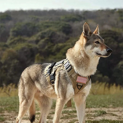 Tactical Dog Harness Military K9 Training Dog Harness for Large German Shepherd Dog Accessories for Walking Hiking Training