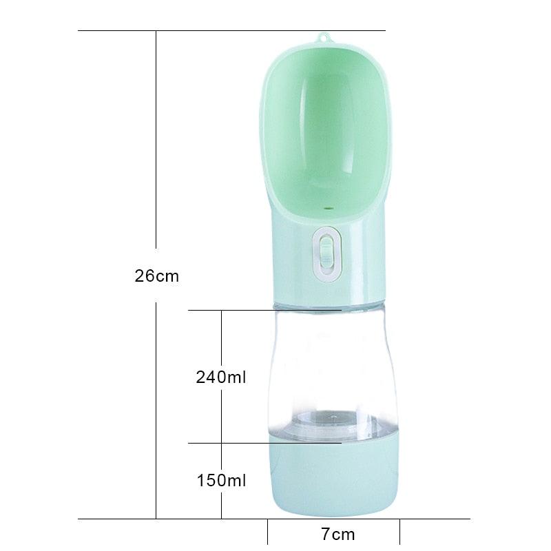 Hoopet Huisdier Fles Hond Water Feeder Kom Draagbare Water Voedsel Fles Huisdieren Outdoor Reizen Drinken Hond Kommen Water Kom Voor honden - Pampered Pets