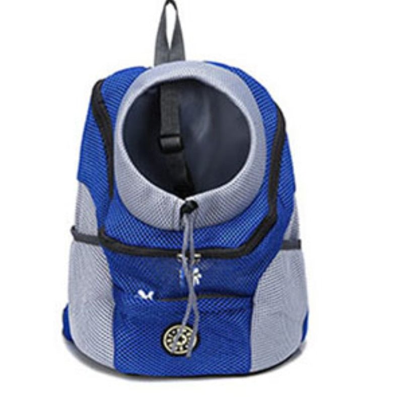 Venxuis New Out Double Shoulder Portable Travel Backpack Outdoor Pet Dog Carrier Bag Pet Dog Front Bag Mesh Backpack Head | Pampered Pets