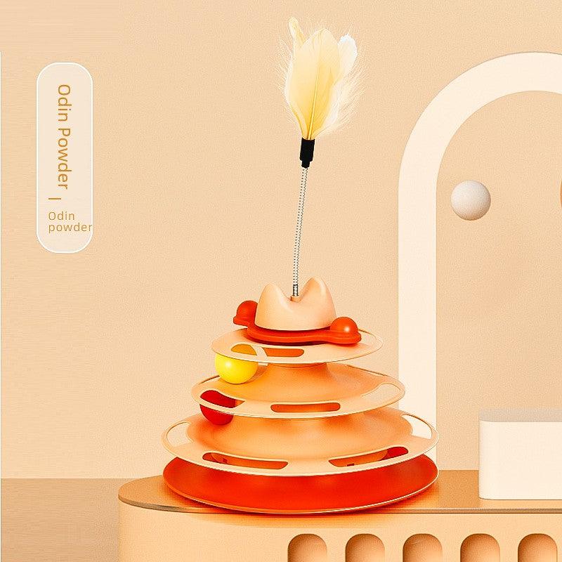 Cat Toy Self-Hi Relieving Stuffy Handy Gadget Cat Teaser Cat Turntable Ball Pet Cat Cat Cat Kittens Kitten All Products - Pampered Pets