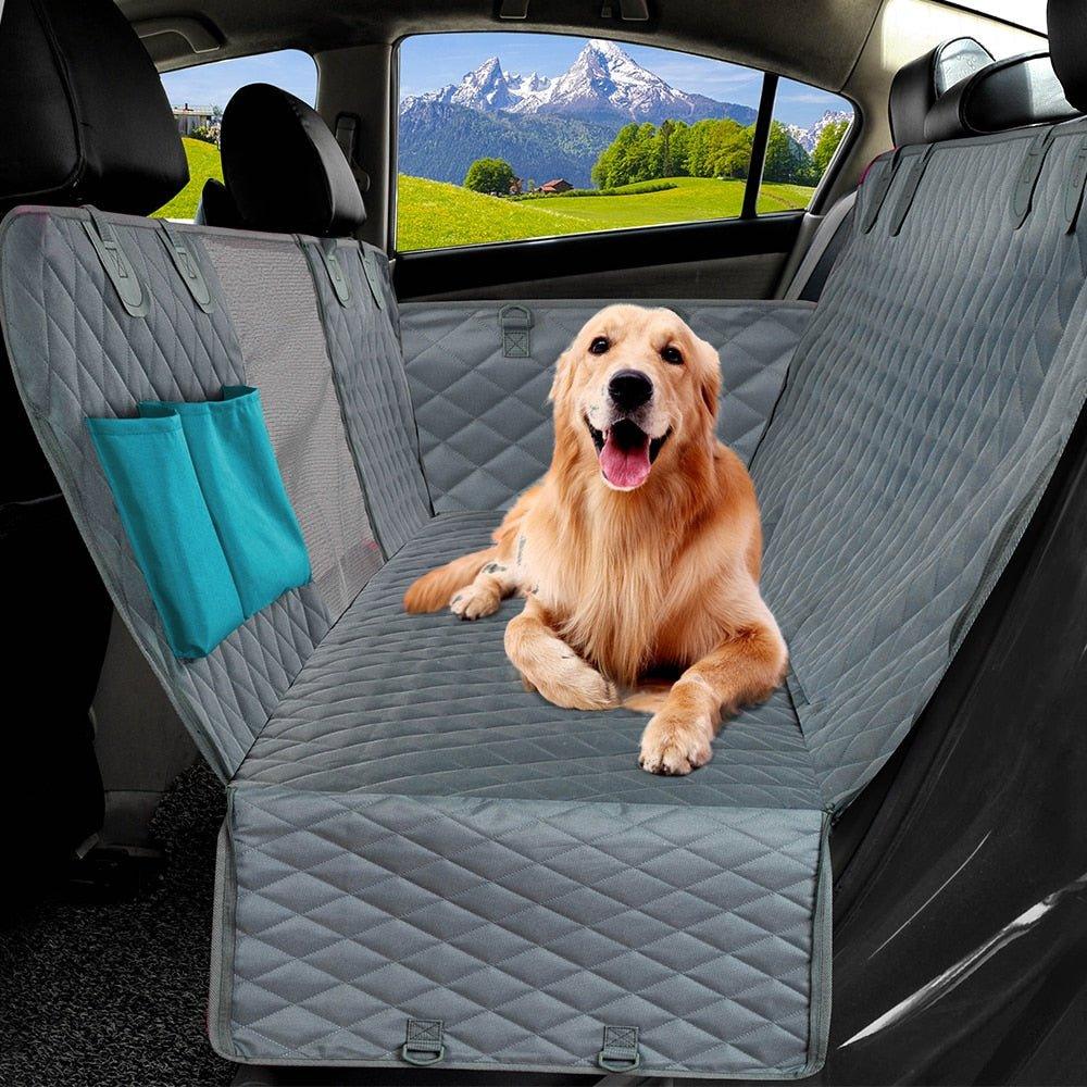 PETRAVEL Dog Car Seat Cover Waterproof Pet Travel Dog Carrier Hammock Car Rear Back Seat Protector Mat Safety Carrier For Dogs - Pampered Pets