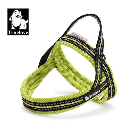 Truelove Soft Mesh Padded Nylon Dog Harness Vest 3M Reflective Security Dog Collar Easy Put On Pet Harness Pull-resistan 5 Color - Pampered Pets