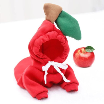 Pet Dog Hoodie-Dog Basic Sweater Coat Cute Frog Shape Warm Winter Jacket Cat Cold Weather Clothes Outfit Outerwear Dog Halloween - Pampered Pets