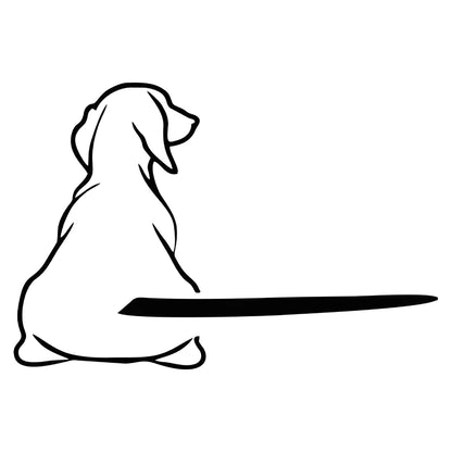 Funny Dog Moving Tail Car Sticker WindowWiper Decals Dog Sticker Car Rear StickerWiper Tail Decals Windshield Interesting