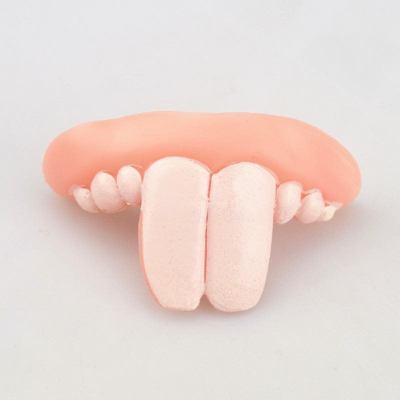 False Teeth For Dog Funny Dentures Pet Decorating Supplies Halloween Cosplay Humans And Vampires Toys Tricky Funny Dentures - Pampered Pets