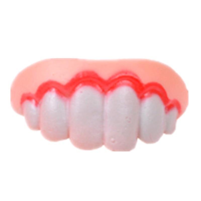 False Teeth For Dog Funny Dentures Pet Decorating Supplies Halloween Cosplay Humans And Vampires Toys Tricky Funny Dentures - Pampered Pets