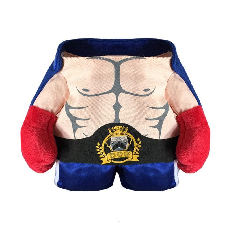 Pet Boxer Costume Clothes Suit For Cats Dogs Cute Costumes Cosplay Halloween Christmas Comical Outfits Funny Dog Accessories - Pampered Pets