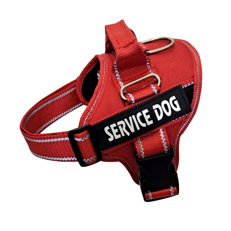 Nylon Dog Harness Personalized Reflective Pet K9 Harness For Small Medium Large Dogs Breathable Mesh Pad Dog Harness No Pull - Pampered Pets