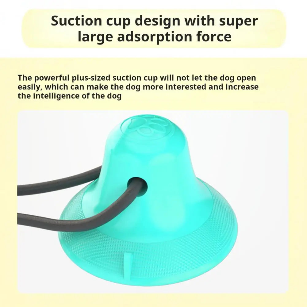 Dog Chew Toys，for Aggressive Chewers，Interactive Dog Suction Cup Toy，Teething Rope Toy，Dog Puzzle Treat Food Dispensing Ball Toy