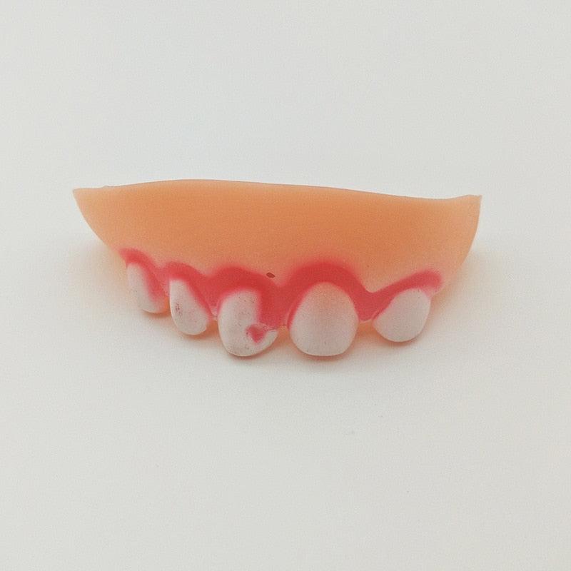 False Teeth For Dog Funny Dentures Pet Decorating Supplies Halloween Cosplay Humans And Vampires Toys Tricky Funny Dentures - Pampered Pets