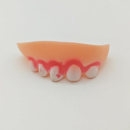 False Teeth For Dog Funny Dentures Pet Decorating Supplies Halloween Cosplay Humans And Vampires Toys Tricky Funny Dentures - Pampered Pets