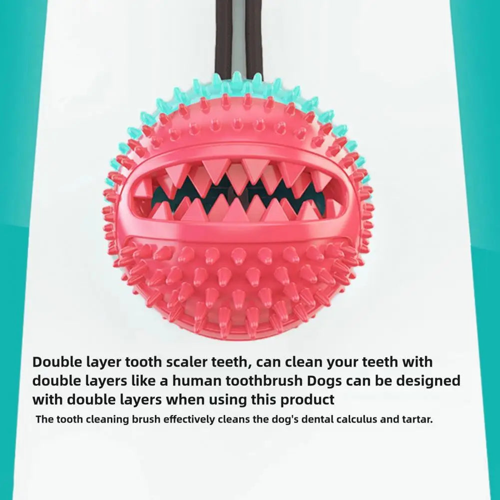 Dog Chew Toys，for Aggressive Chewers，Interactive Dog Suction Cup Toy，Teething Rope Toy，Dog Puzzle Treat Food Dispensing Ball Toy