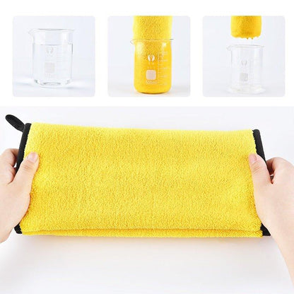 Quick-drying Dog and Cat Towels Soft Fiber Towels Absorbent Bath Towel Pet Bathrobe Convenient Cleaning Towel Dog Accessories - Pampered Pets