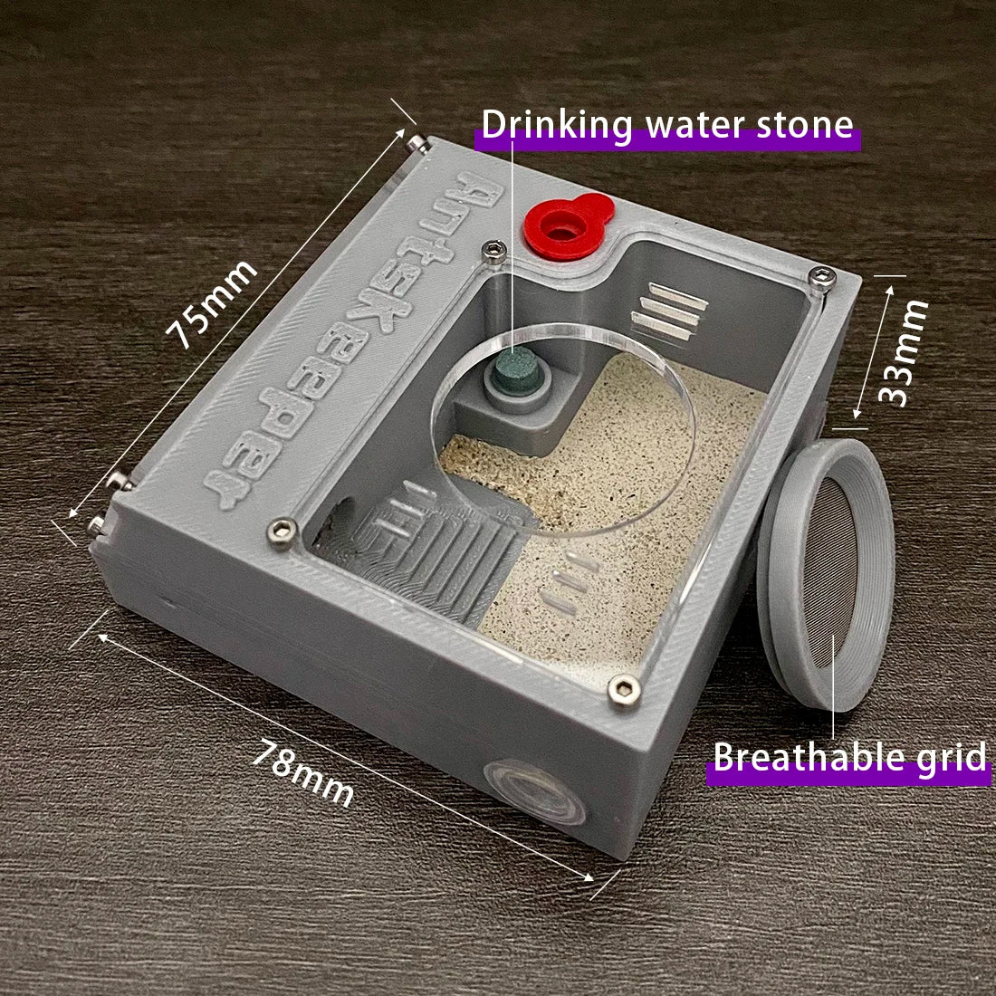 【Small Bus】Ants Farm for Ant Keeper Small and Middle Ants Colony Ant House Farm Anthill 3D printed Acrylic Ant Farm