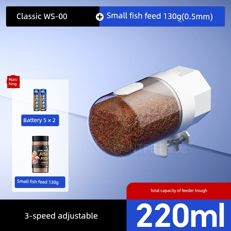 Large Capacity Fish Tank Feeder Koi Goldfish Feeding Fish Handy Gadget Feeder Intelligent Timing Turtle Automatic Fish Feeder