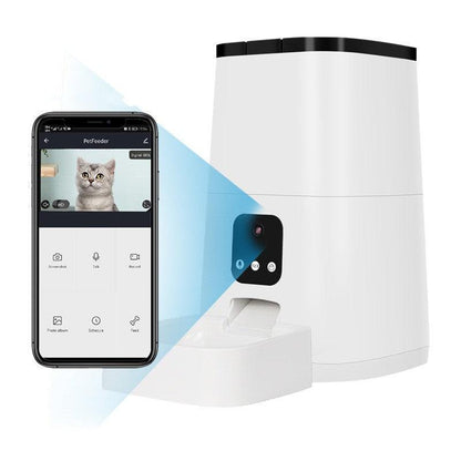 Intelligent Timed And Quantitative Fully Automatic Pet Feeder - Pampered Pets