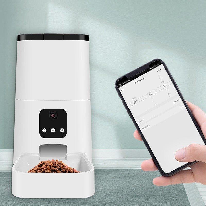 Intelligent Timed And Quantitative Fully Automatic Pet Feeder - Pampered Pets