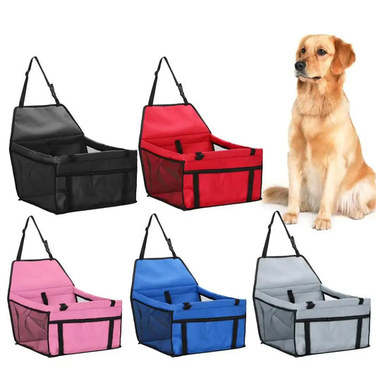 Folding Hammock Protector Dog Car Front Seat Cover Pet Carriers Mesh Bags Caring Cat Basket Waterproof Pets Travel Mat Handbag - Image #1