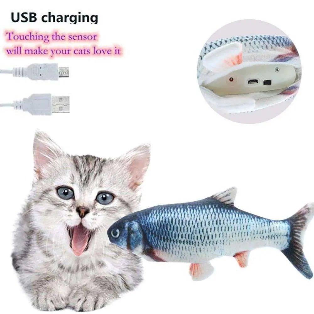 Electric Flipping Fish Toy for Cats - Pampered Pets