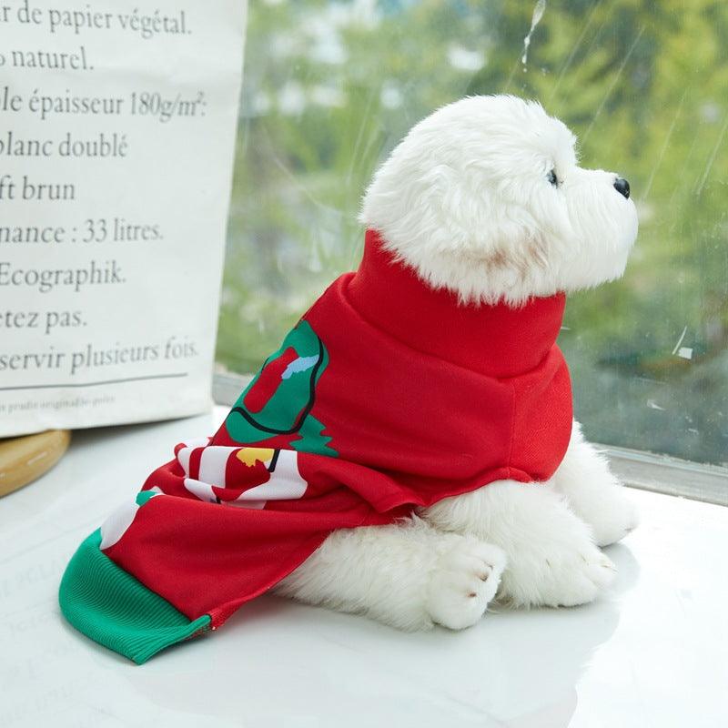 Letter Hooded Two-legged Dog Clothes With Lights - Pampered Pets