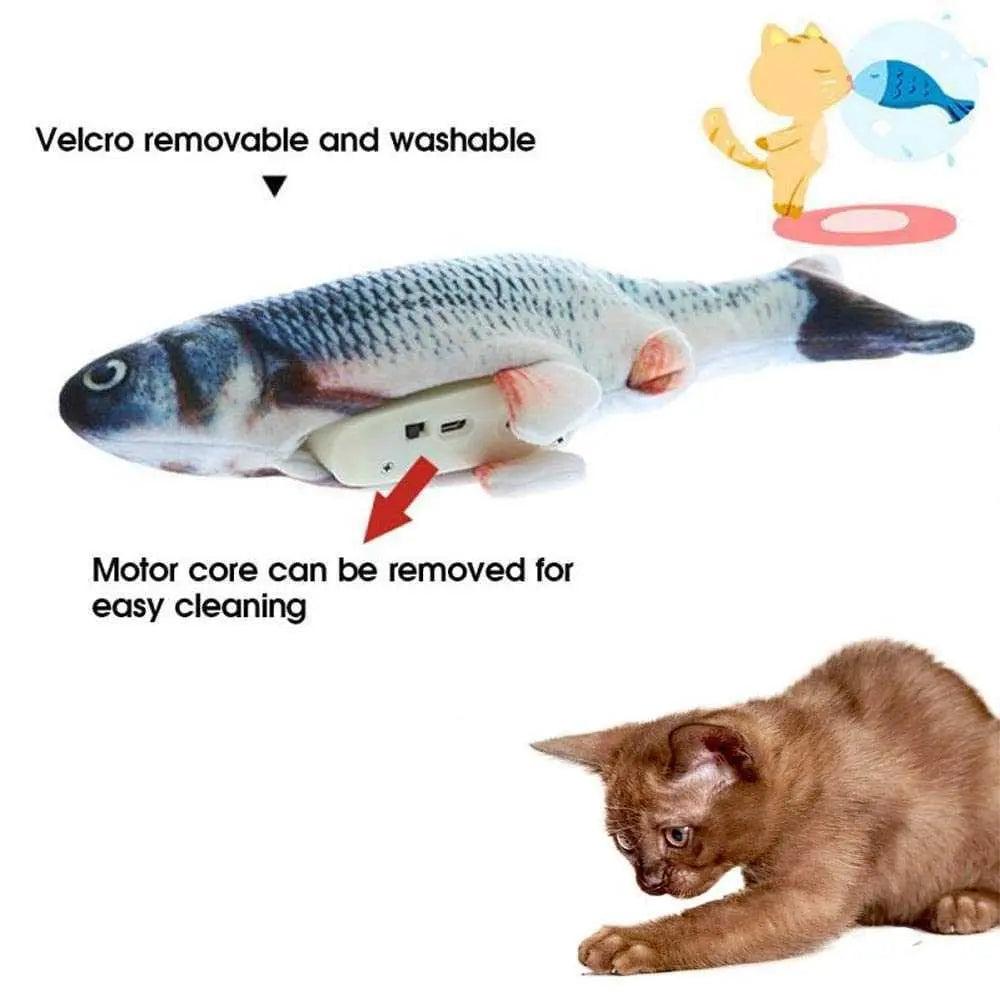 Electric Flipping Fish Toy for Cats - Pampered Pets