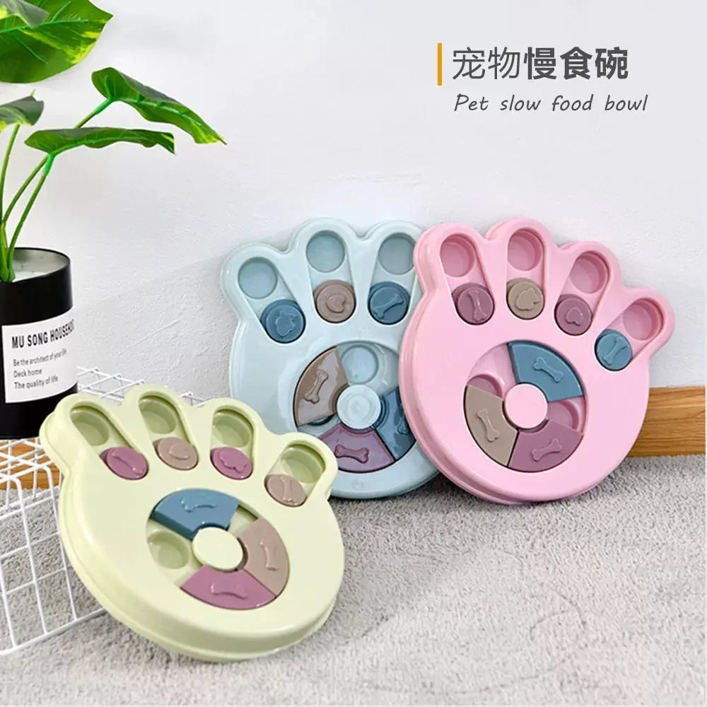 Doggy Educational Toy Food Dropping Ball Food Hiding Toy Cat Dog Relieve Depression Handy Gadget Play by Yourself Training Intelligence Slow Food Plate - Image #4