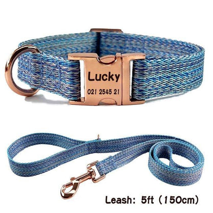 Personalized Nylon Dog Collar - Pampered Pets