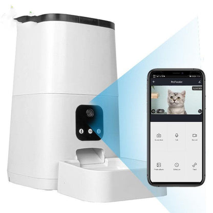 Intelligent Timed And Quantitative Fully Automatic Pet Feeder - Pampered Pets