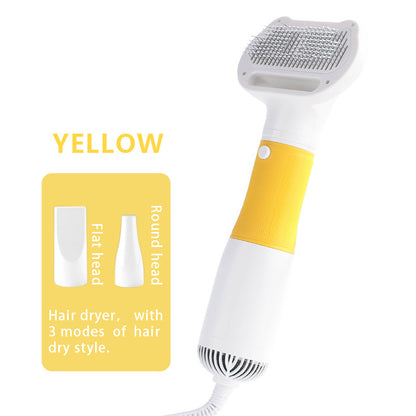 Quiet Pet Grooming Dryer With Comb Brush For Grooming Dogs, Cats, And Kittens - Fast Drying And Gentle On Fur - Pampered Pets