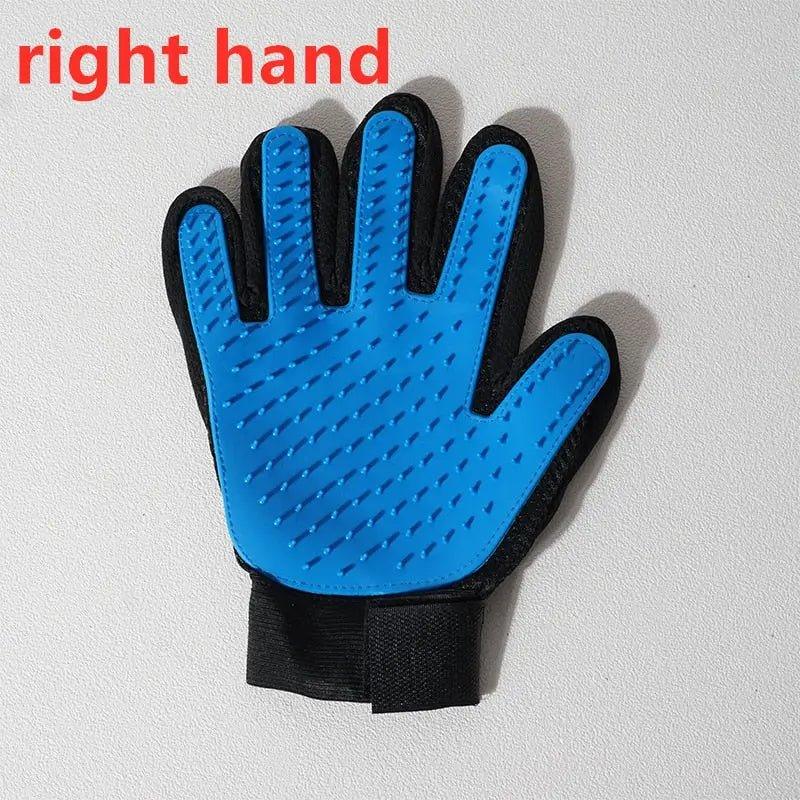 Pet Glove Cat Grooming Glove Cat Hair Deshedding Brush Gloves Dog Comb for Cats Bath Hair Remover Clean Massage Brush For Animal - Pampered Pets