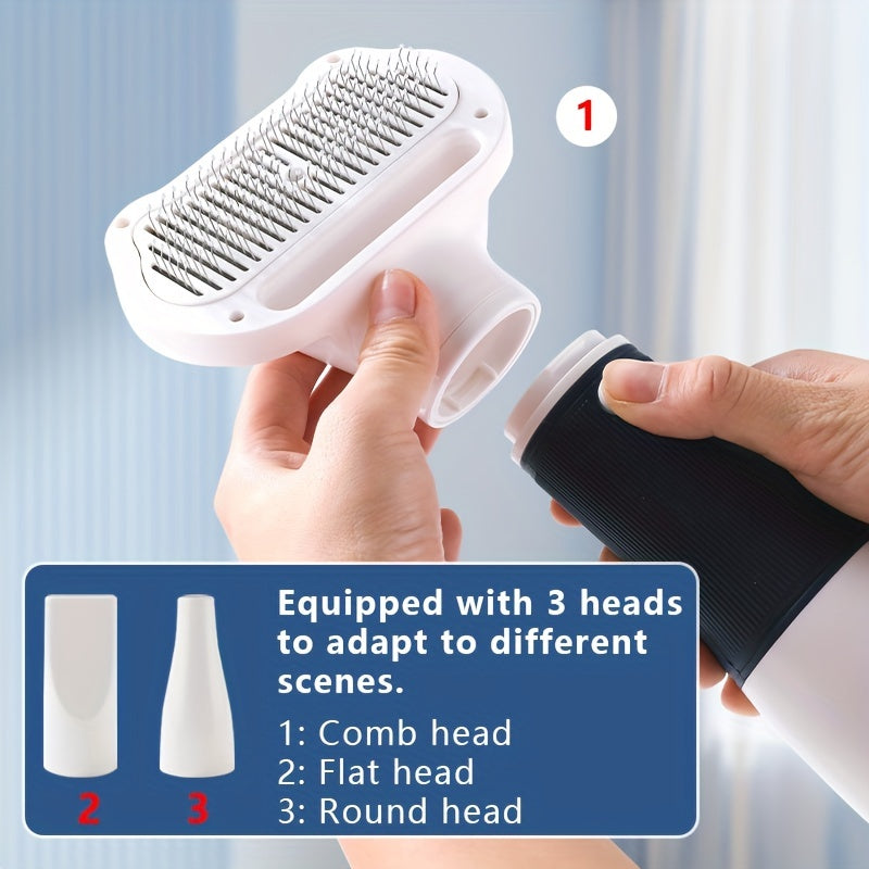 Quiet Pet Grooming Dryer With Comb Brush For Grooming Dogs, Cats, And Kittens - Fast Drying And Gentle On Fur - Pampered Pets