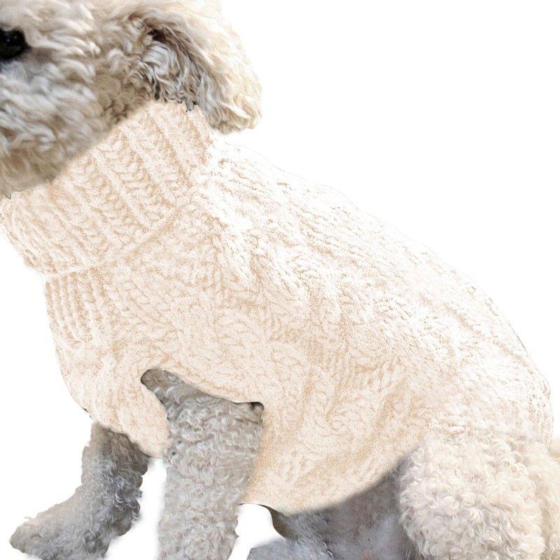 Soft Winter Cable Knit Sweater - Pampered Pets