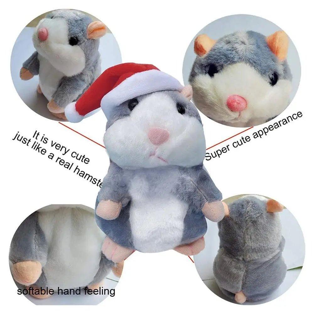 Talking Hamster Electronic Plush Mouse Pet Speak Sound Record Toy - Pampered Pets