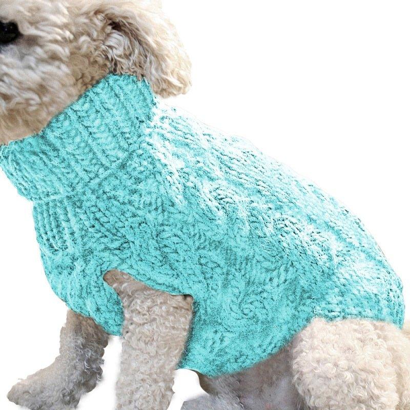 Soft Winter Cable Knit Sweater - Pampered Pets