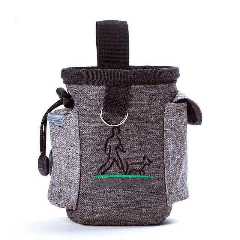 Outdoor Pet Dog Treat Pouch Portable Dog Training Bags Pet Food Container Puppy Snack Reward Waist Bag 12.5*12.5*8Cm Pet Product - Pampered Pets