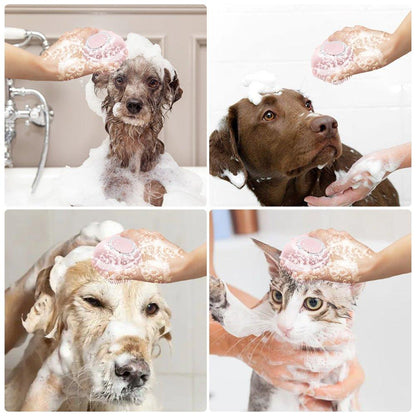 Soft Silicone Dog Brush - Pampered Pets