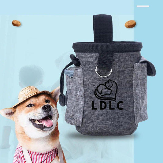 Outdoor Pet Dog Treat Pouch Portable Dog Training Bags Pet Food Container Puppy Snack Reward Waist Bag 12.5*12.5*8Cm Pet Product - Pampered Pets