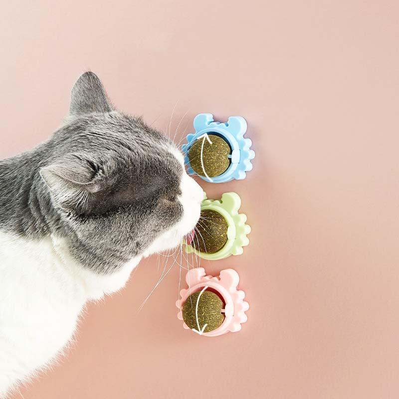 Cat Catnip Ball Toys Crab Base - Pampered Pets