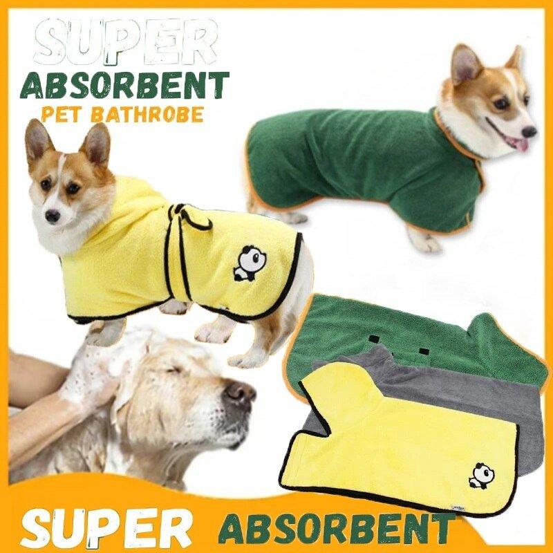 Super Absorbent Pet Bathrobe Towel - Pampered Pets