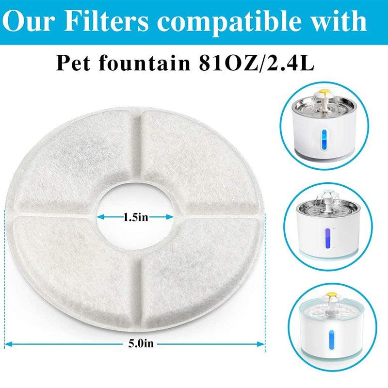 Cat Water Fountain Filter - Pampered Pets