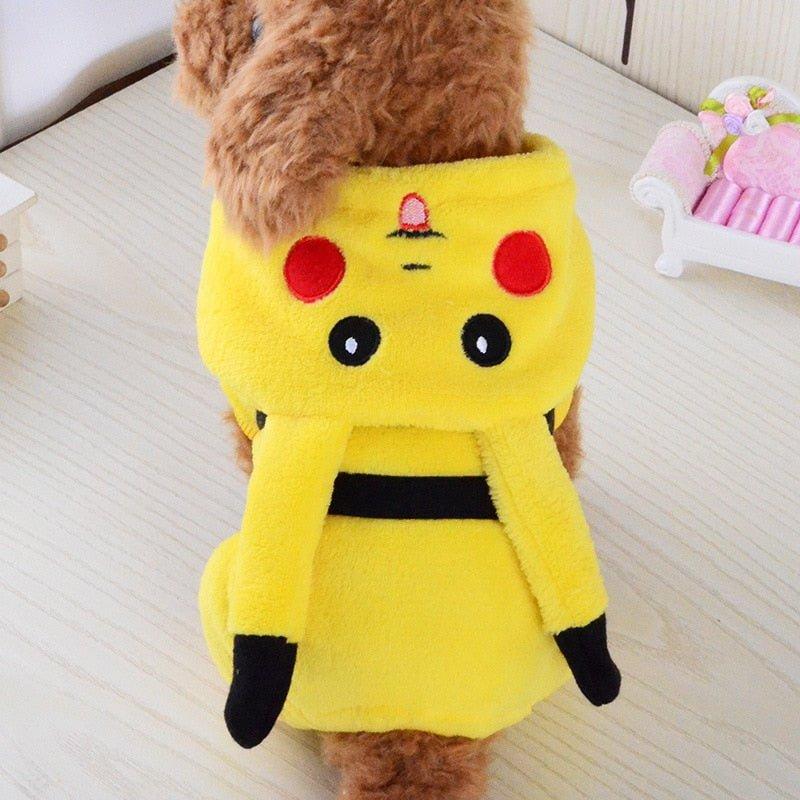 Cute Pikachu Pet Winter Jacket - Pampered Pets